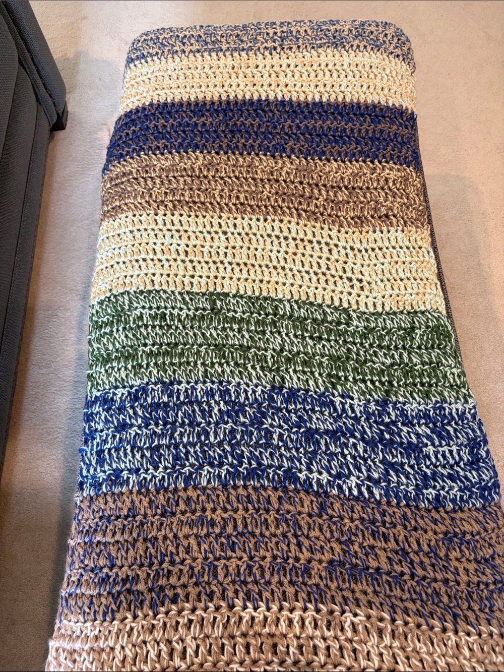 Hand Crocheted Rectangular Prayer Shawl